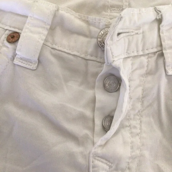 True Religion White Cropped Pants - Picture 16 of 16